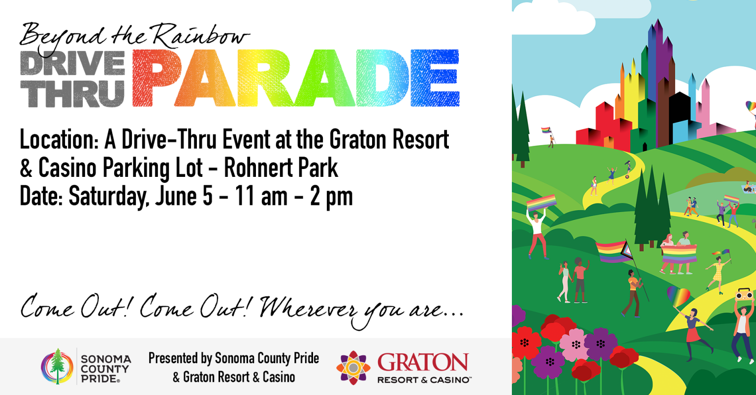 2021 Sonoma County Pride DriveThrough Parade Registration Sonoma